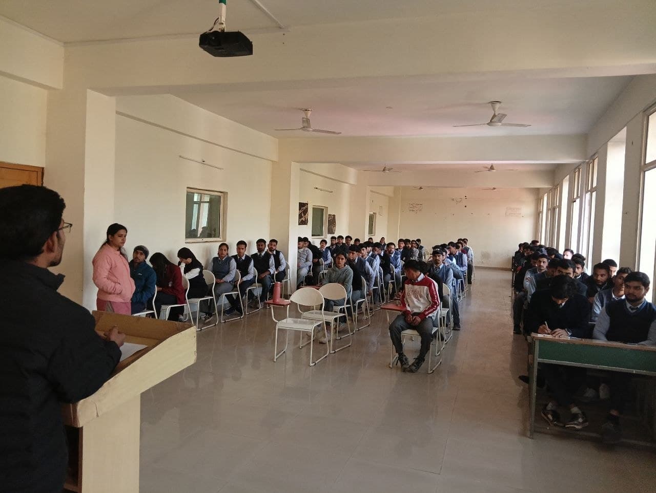 Speaking at Longowal