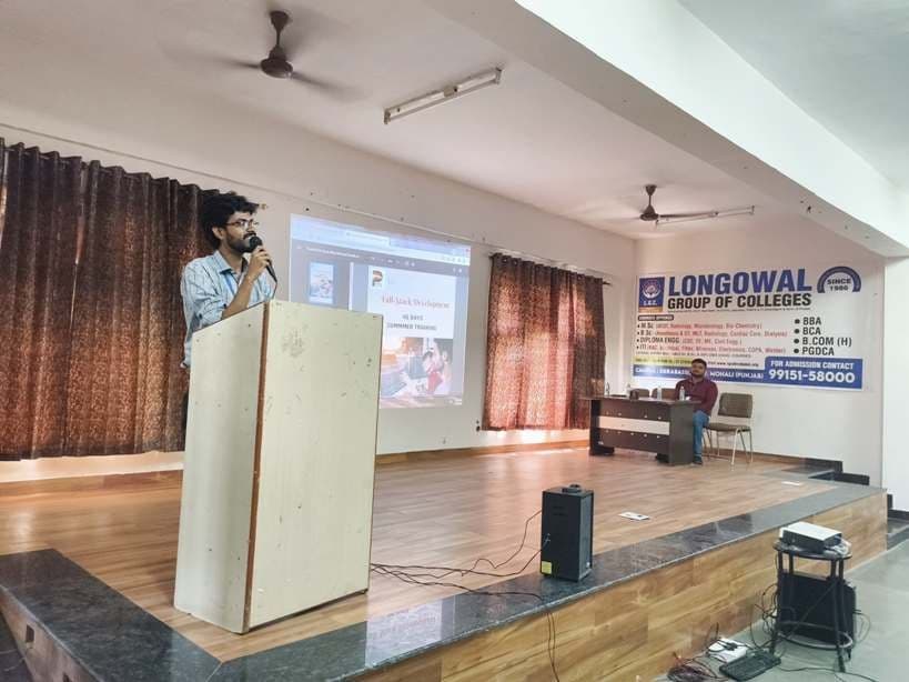 Speaking at Longowal