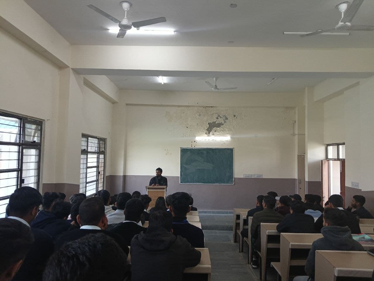 Speaking at Longowal